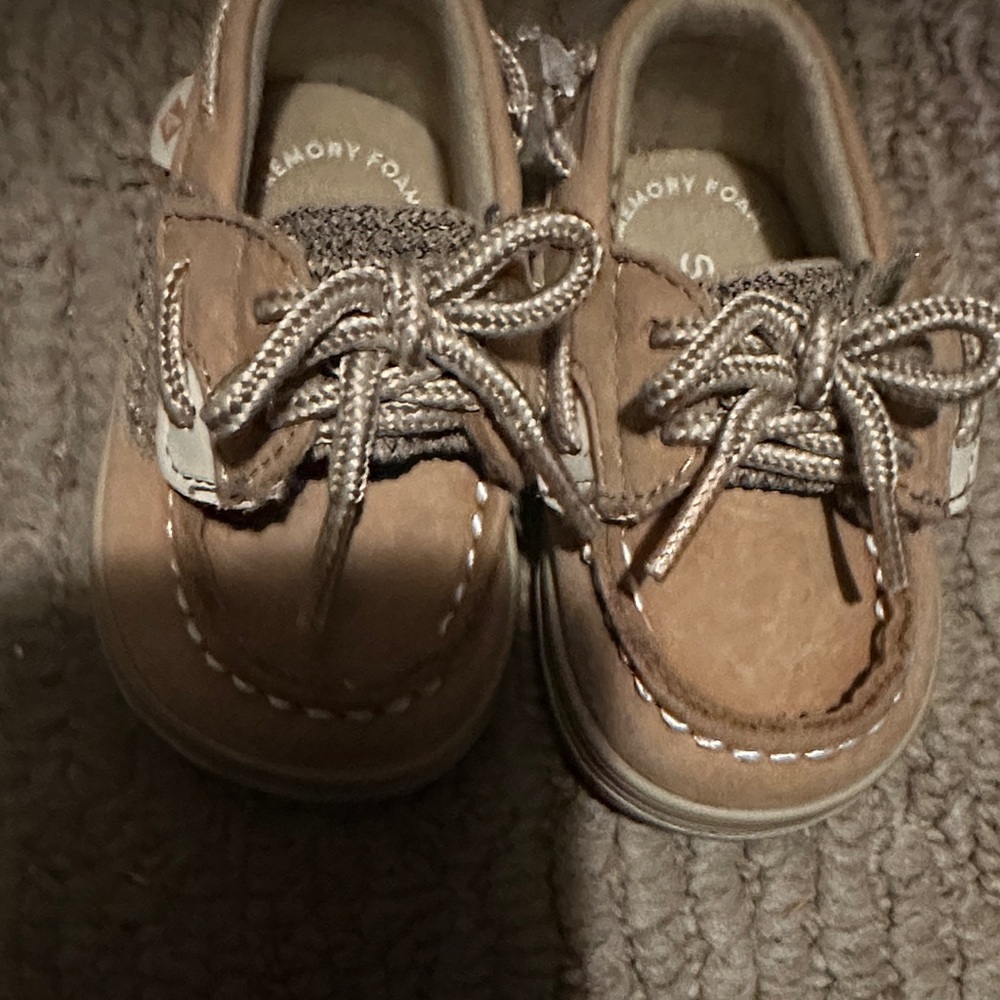 Sperry Kids Brown Moccasins